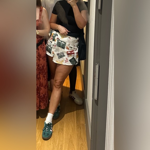 Reformation Eva Linen Skort Ivory - Size 6 - Picture 7 of 11